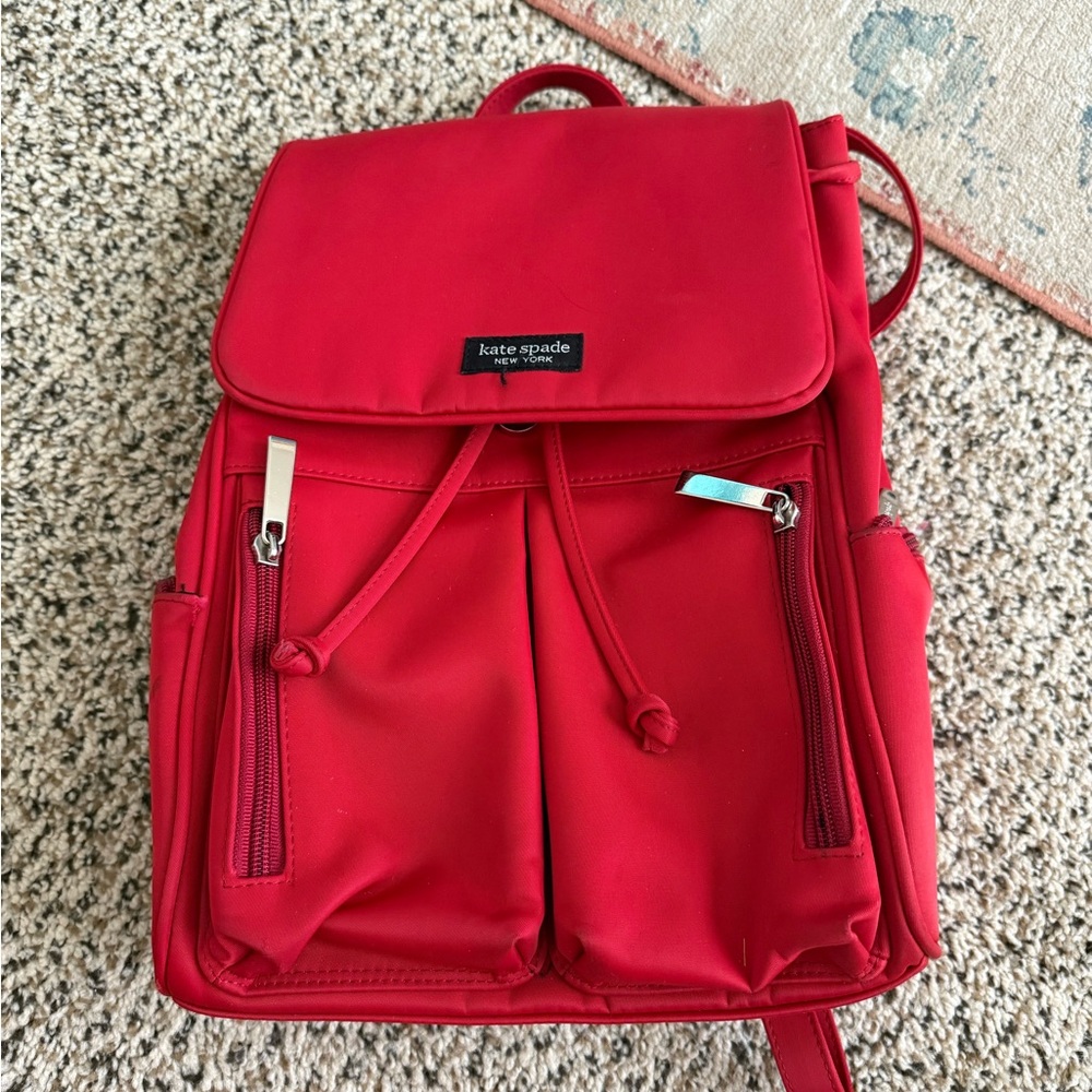 Kate Spade Vibrant Red Backpack